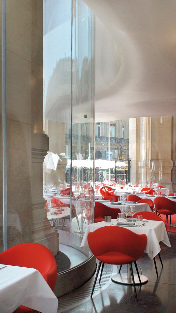 LOpéra Restaurant in Paris - DETAIL inspiration