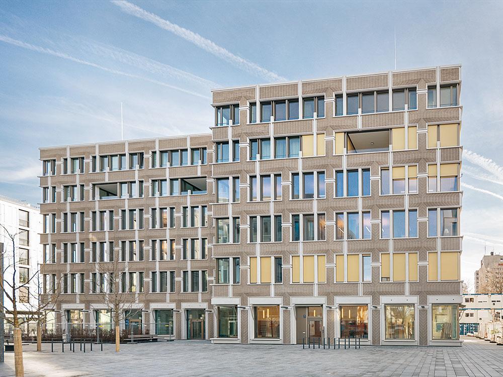 Office And Apartment Building In Munich Detail Inspiration